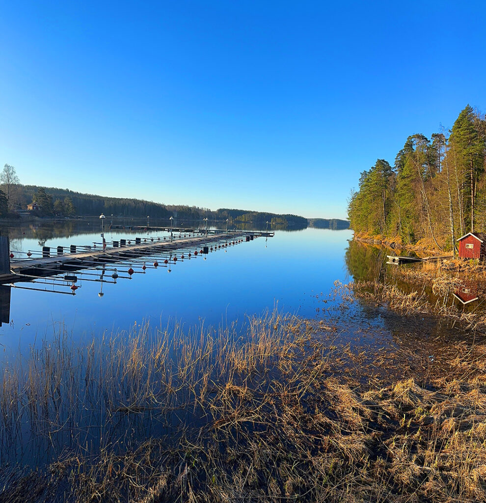 Töcksfors älven båtklubben slussen
